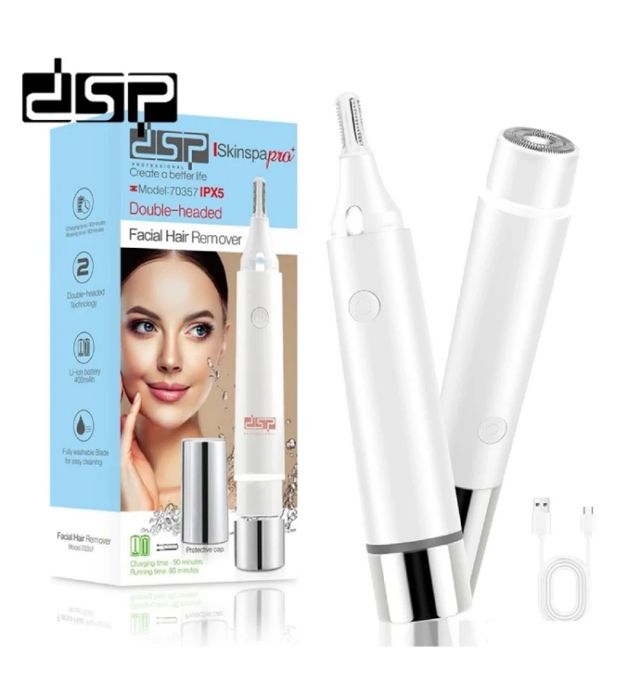 تصویر  ماشین اصلاح ابرو و صورت بانوان دی اس پی مدل 70357