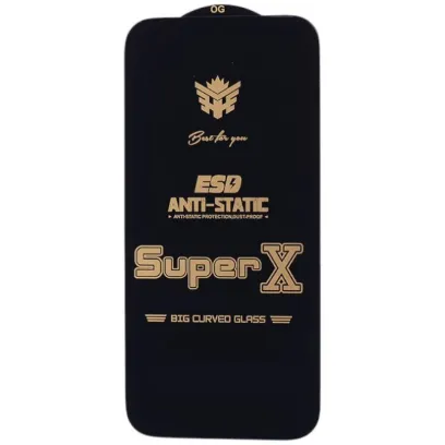 تصویر  محافظ تمام صفحه (گلس) Super X آنتی استاتیک برای گوشی آیفون iPhone 16 Pro