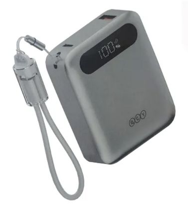 تصویر  پاوربانک کیو سی وای 22.5W مدل QCY PB10D ظرفیت 10000 میلی آمپر ساعت