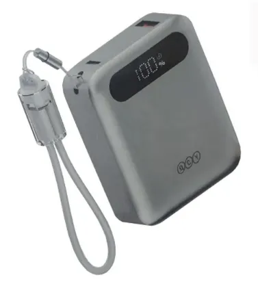 تصویر  پاوربانک کیو سی وای 22.5W مدل QCY PB10D ظرفیت 10000 میلی آمپر ساعت