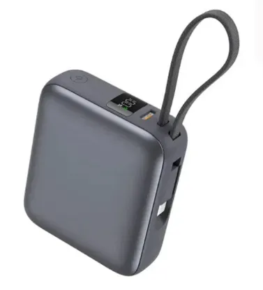 تصویر  پاوربانک کیو سی وای 35W مدل PB10C ظرفیت 10000 میلی آمپر ساعت