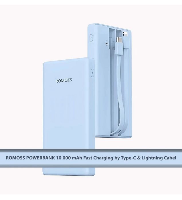 تصویر  پاوربانک 15W روموس مدل 141 ظرفیت 10000 میلی آمپر ساعت