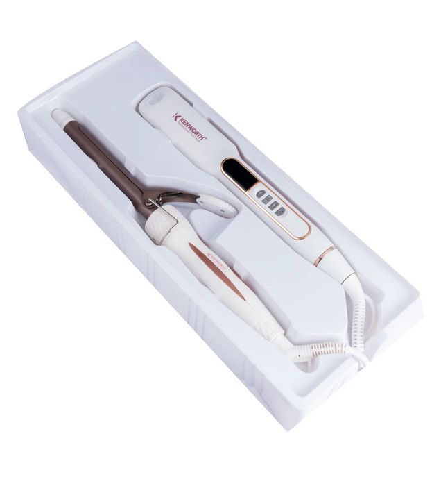 تصویر  اتو مو به همراه فر کننده ی موی کنورث مدل kw313