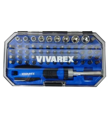 تصویر  پیچ گوشتی و بیت ویوارکس مجموعه 63 عددی مدل VR6365-SD