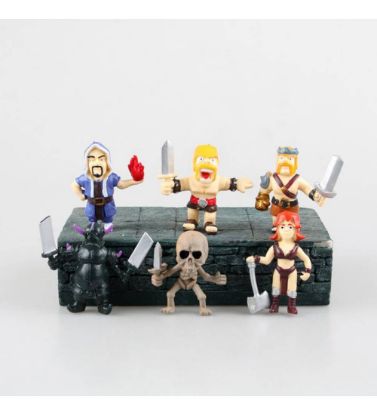 تصویر  اکشن فیگور کلش اف کلنز 6 تایی