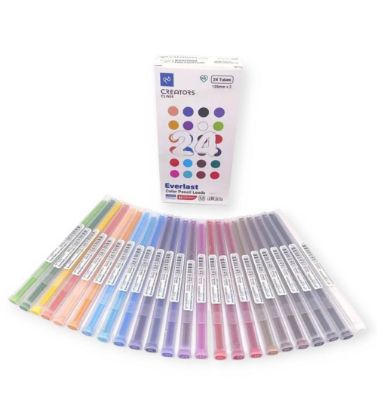 تصویر  نوک مداد رنگی اتودی 2 میلی متری سی کلاس 24 عددی