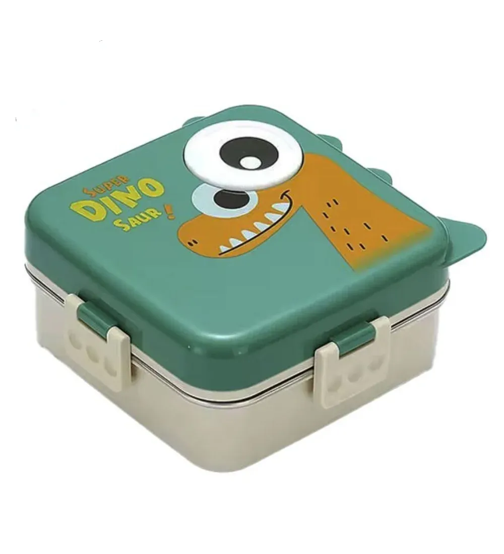 تصویر  ظرف غذای کودک دایناسوری 7 قسمتی
