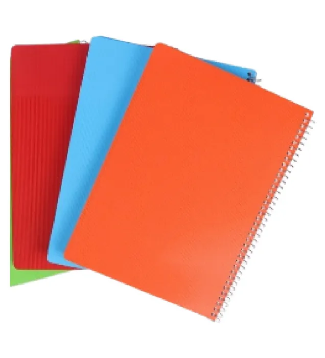 تصویر  دفتر مشق طلقی ساده رنگی 100 برگ