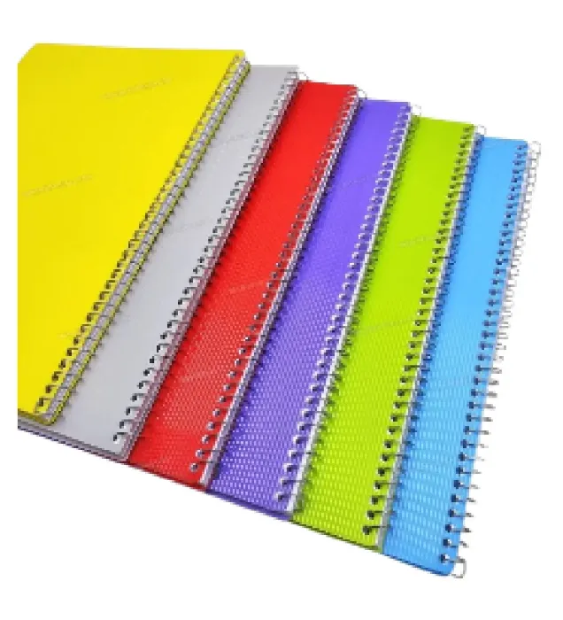 تصویر  دفتر مشق سیمی جلد طلقی 50 برگ