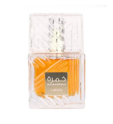 تصویر  عطر ادوپرفیوم زنانه لطافه مدل Khamrah حجم 100 میلی لیتر