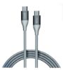 تصویر  کابل شارژ USB-C 100W به USB-C کیو سی وای مدل DC22 طول کابل 1.2 متر