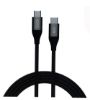 تصویر  کابل شارژ USB-C 60W به USB-C کیو سی وای مدل DC21 طول کابل 1.2 متر