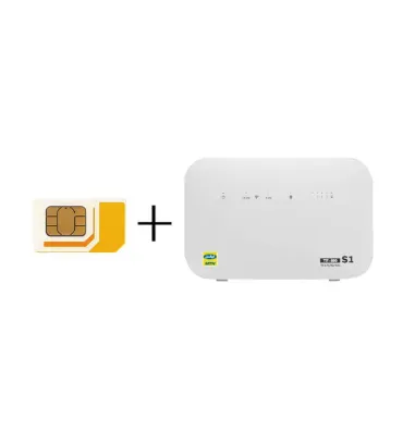 تصویر  مودم ایرانسل TF-i60 TD-LTE مدل S1 + سیم کارت و 1000 گیگابایت اینترنت 6 ماهه
