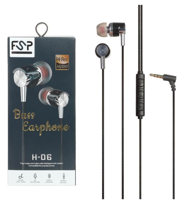 تصویر  هندزفری باسیم اف اس پی مدل H-06