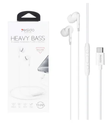 تصویر  هندزفری با سیم یسیدو مدل YH45