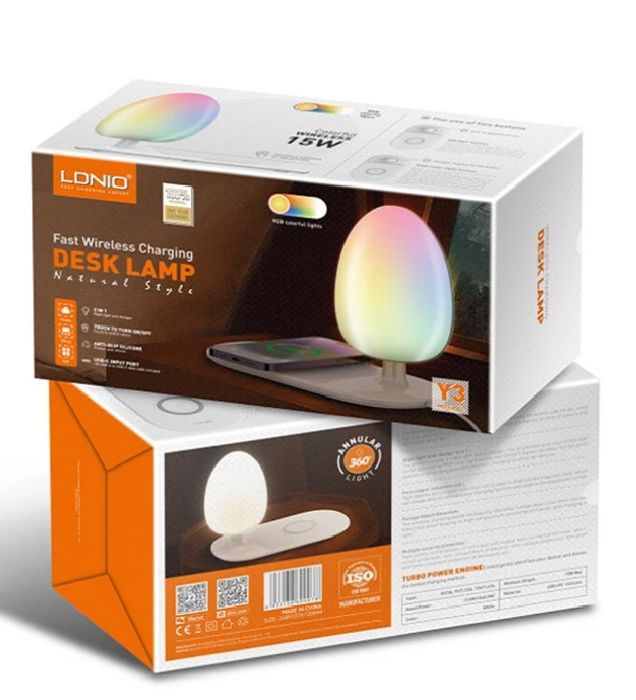 تصویر  شارژر رومیزی الدینیو مدل Y3