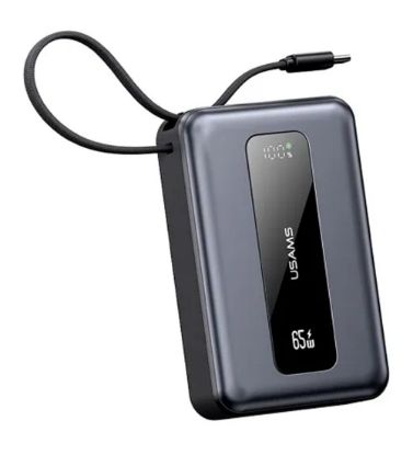 تصویر  پاوربانک 65W یوسامس مدل CD243 20KCD24301 ظرفیت 20000 میلی آمپر ساعت