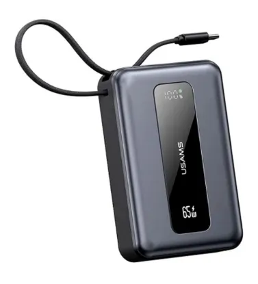 تصویر  پاوربانک 65W یوسامس مدل CD243 20KCD24301 ظرفیت 20000 میلی آمپر ساعت