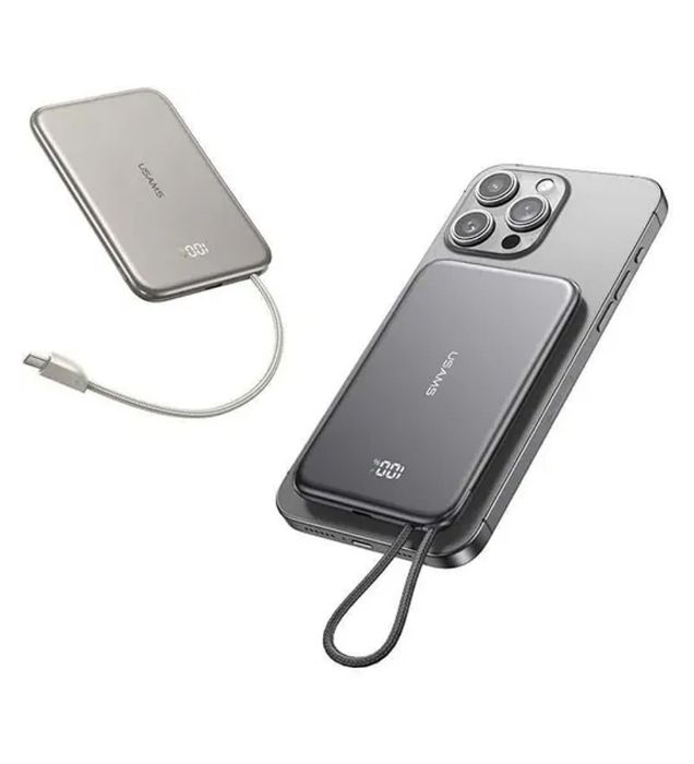 تصویر  پاوربانک 20W یوسامس مدل CD227 5KCD22701 ظرفیت 5000 میلی آمپر ساعت