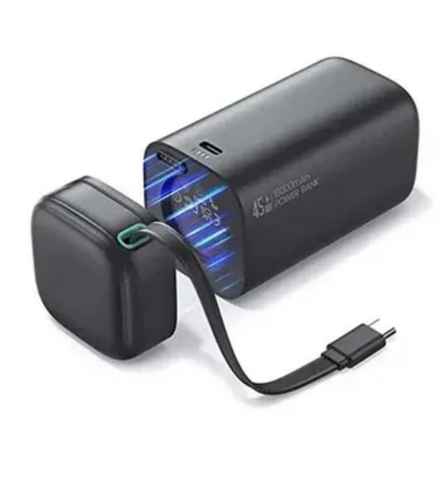 تصویر  پاوربانک 45W یوسامس مدل CD216 20KCD21601 ظرفیت 18000 میلی آمپر ساعت