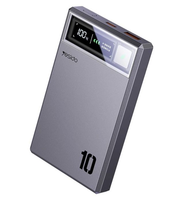 تصویر  پاوربانک وایرلس 20W یسیدو مگ سیف مدل YP61 ظرفیت 10000 میلی آمپر ساعت