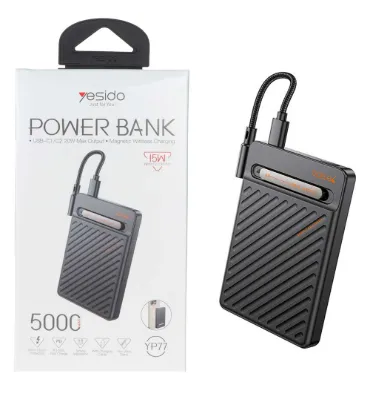 تصویر پاوربانک 20W یسیدو مدل YP77 ظرفیت 5000 میلی آمپر ساعت