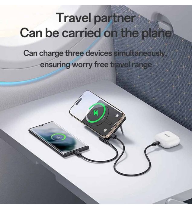 تصویر  پاوربانک 20W یسیدو مدل YP77 ظرفیت 5000 میلی آمپر ساعت