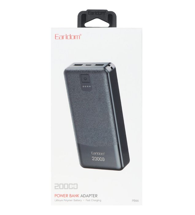 تصویر  پاوربانک 10W ارلدام مدل ET-PB66 ظرفیت 20000 میلی آمپر ساعت