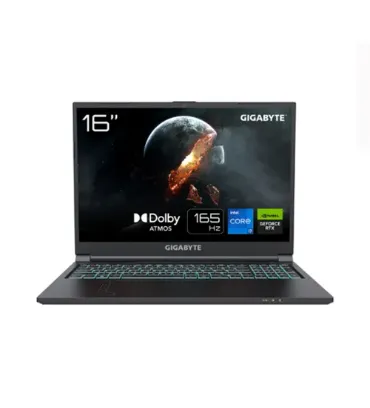 تصویر لپ تاپ گیگابایت 16 اینچی مدل G6 KF H3EE854KD i7 13620H 16GB 1TB SSD RTX4060 8GB