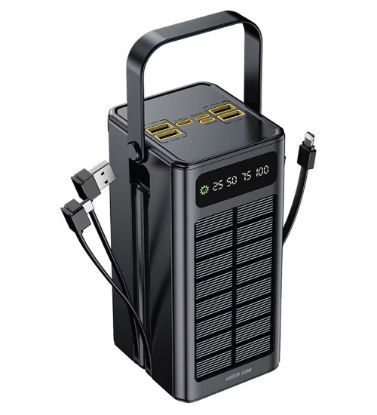 تصویر  پاوربانک گرین لاین مدل GL-PX50 ظرفیت 60000 میلی آمپر ساعت به همراه پنل خورشیدی