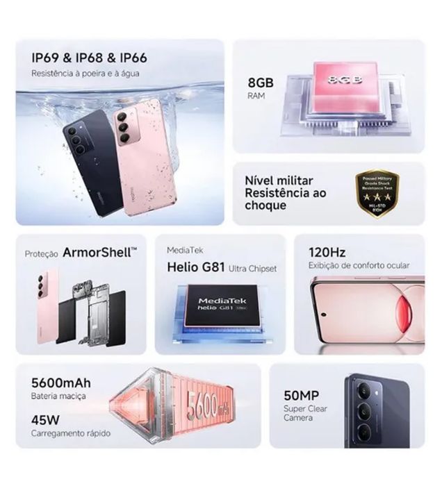 تصویر  گوشی موبایل ریلمی مدل C75x 4G ظرفیت 256 گیگابایت رم 8 گیگابایت