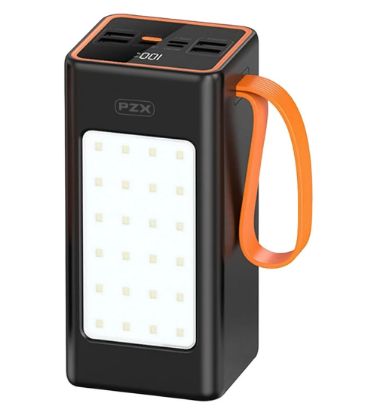 تصویر  پاوربانک 22.5W پی زد ایکس مدل V88 ظرفیت 30000 میلی آمپر ساعت