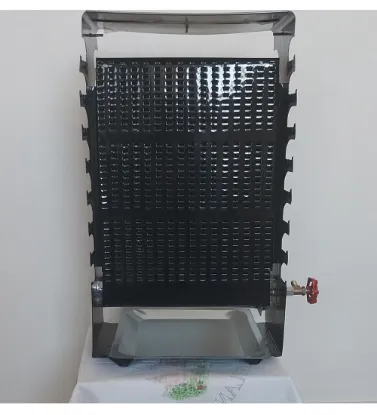 تصویر  کباب پز گازی 16 سیخ بدون دود