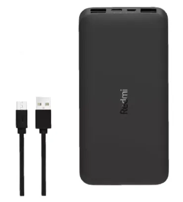 تصویر پاوربانک شیائومی مدل Redmi PB200LZM ظرفیت 20000 میلی آمپر ساعت به همراه کابل microUSB طرح اصلی