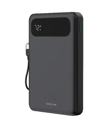 تصویر  پاوربانک 20W گرین لاین مدل TOLEDO GNTOPB10KBK ظرفیت 10000 میلی آمپر ساعت