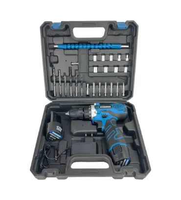 تصویر  دریل پیچ گوشتی شارژی ویوارکس مدل VR12V-2A مجموعه 28 عددی