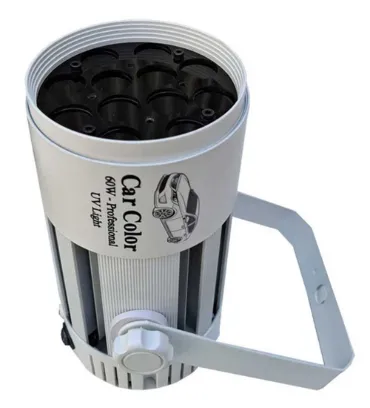 تصویر چراغ قوه یووی کارشناسی و تشخیص رنگ خودرو مدل UV-60W