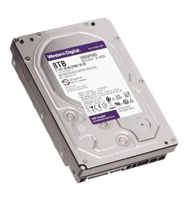 هارد دیسک اینترنال وسترن دیجیتال مدل WD Purple ظرفیت 8 ترابایت