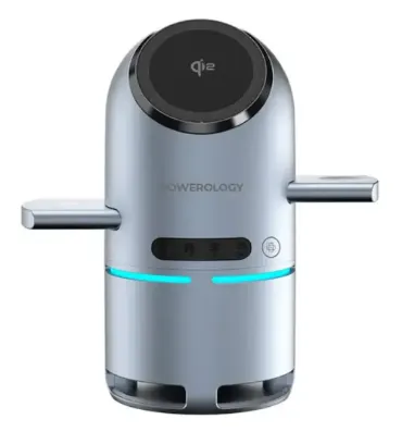 تصویر  شارژر بی سیم 15W پاورلوژی مدل Qi2 Speaker