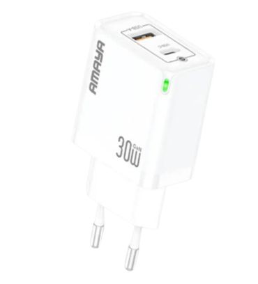 شارژر دیواری 30W آمایا مدل ACW-E46DC