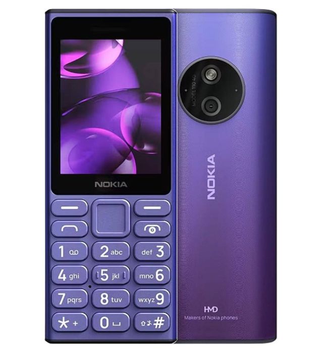 گوشی موبایل نوکیا مدل 110 4G 2024 - مونتاژ ایران تحت لیسانس نوکیا