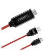 تصویر  کابل تبدیل USB-C به HDMI ارلدام مدل ET-W12 طول 2 متر