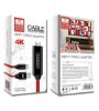 تصویر  کابل تبدیل USB-C به HDMI ارلدام مدل ET-W12 طول 2 متر