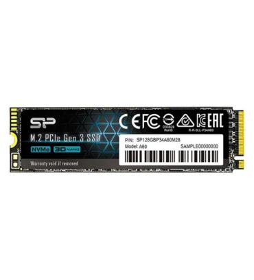 هارد اینترنال اس اس دی سیلیکون پاور مدل M.2 A60 Int ظرفیت 128 گیگابایت