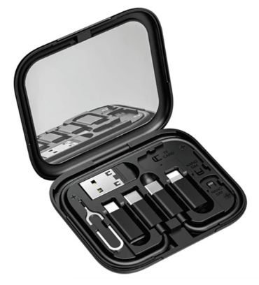 کابل تبدیل USB به USB-C /USB-C به  USB / micro USB / Lightning بیوا مدل C-18 طول 28 سانتی متر