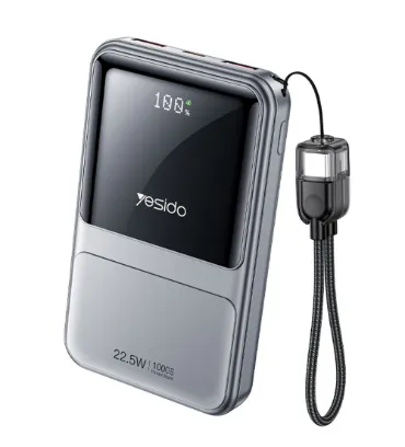 تصویر  پاوربانک 22.5W یسیدو مدل YP96 ظرفیت 20000 میلی آمپر ساعت