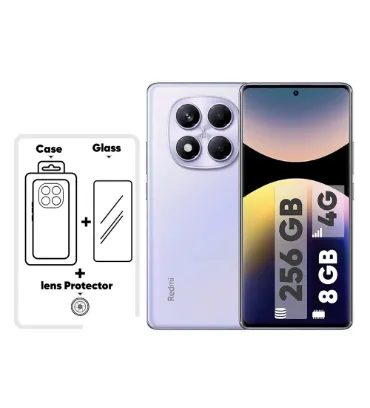 تصویر گوشی موبایل شیائومی Redmi Note 14 Pro 4G ظرفیت 256 گیگابایت رم 8 گیگابایت به همراه یک عدد قاب، محافظ صفحه نمایش و محافظ لنز دوربین
