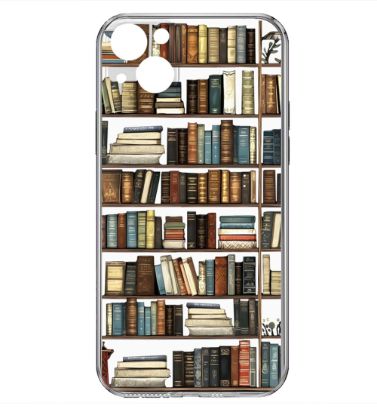 تصویر  کاور طرح Library برای گوشی اپل Iphone 15