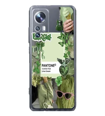 تصویر  کاور طرح Pantone Green برای گوشی شیائومی 12T Pro
