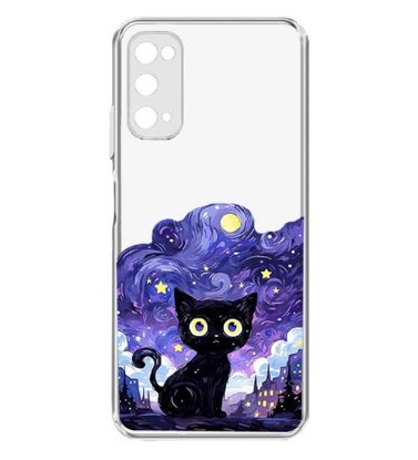 تصویر  کاور طرح Purple Cat برای گوشی سامسونگ Galaxy S20 Fe